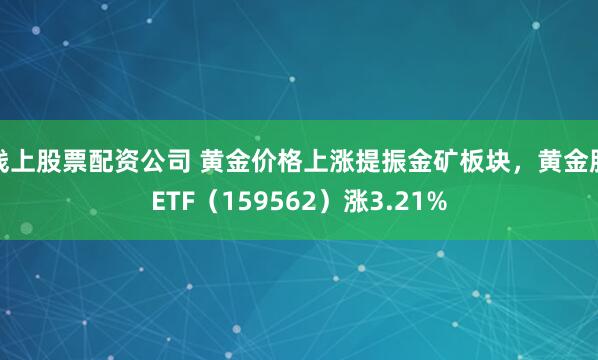 线上股票配资公司 黄金价格上涨提振金矿板块，黄金股ETF（159562）涨3.21%