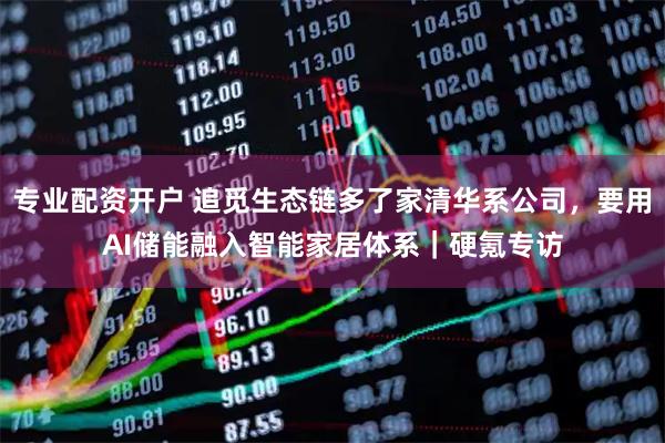 专业配资开户 追觅生态链多了家清华系公司，要用AI储能融入智能家居体系｜硬氪专访