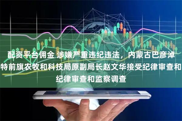 配资平台佣金 涉嫌严重违纪违法，内蒙古巴彦淖尔市乌拉特前旗农牧和科技局原副局长赵文华接受纪律审查和监察调查